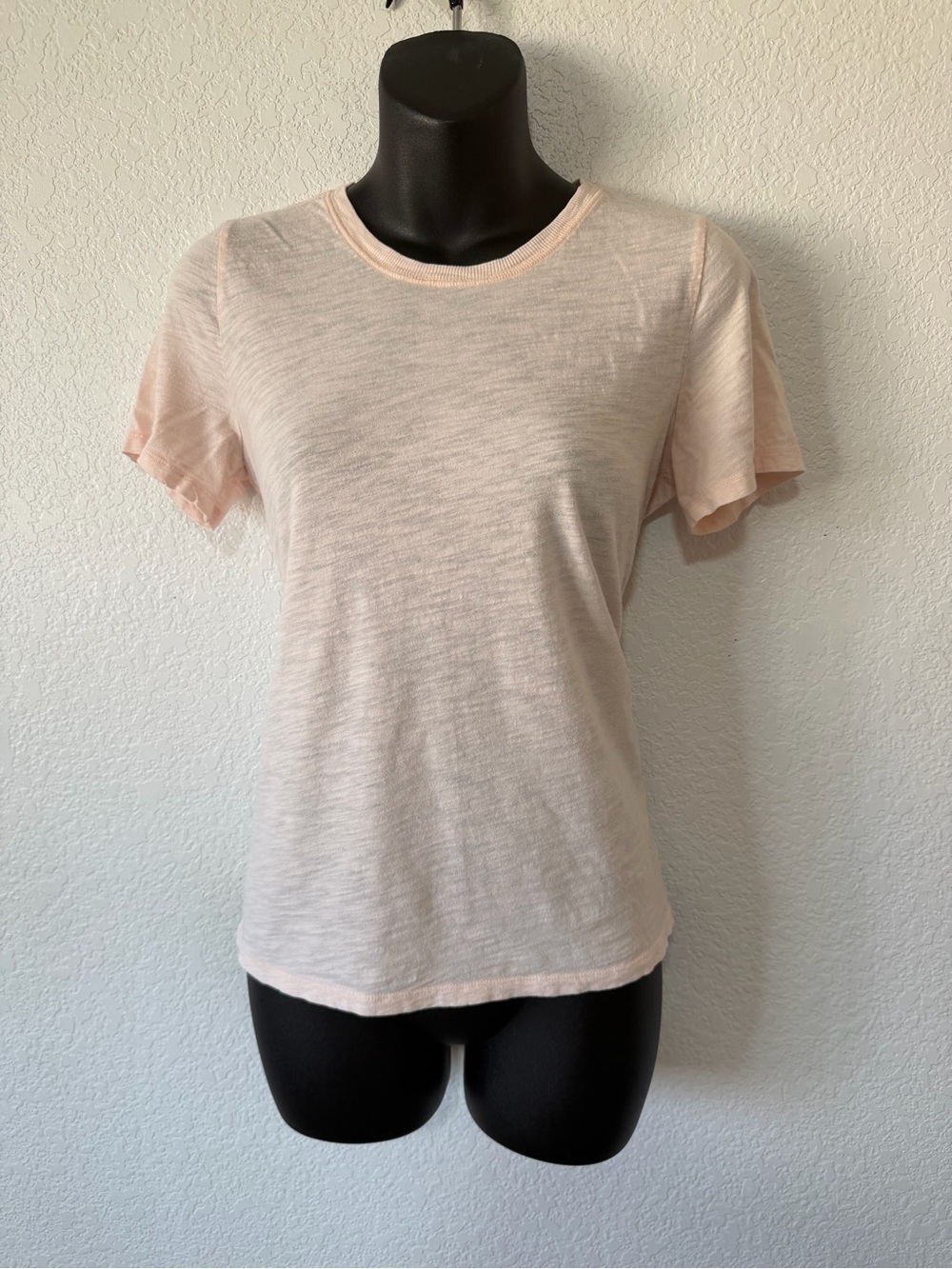 GAP Light Pink Short Sleeve Crewneck Tee